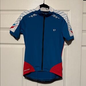 Pearl Izumi Blue and Red Cycling Jersey